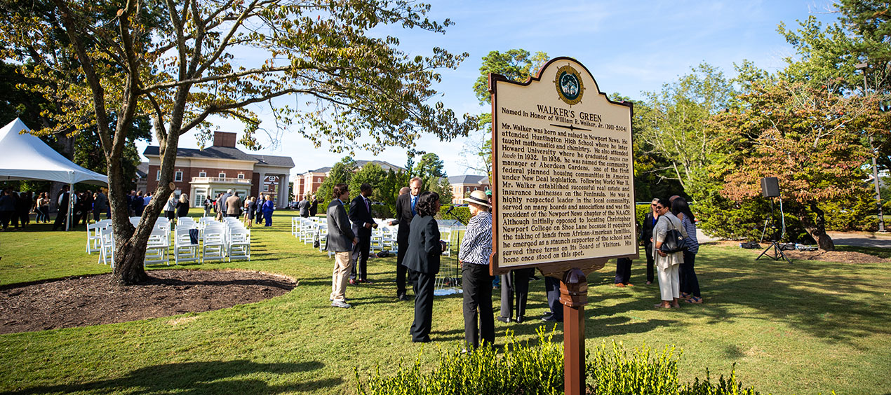 Walkers Green historical marker and dedication ceremony
